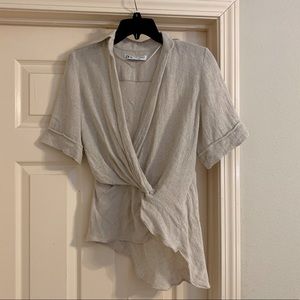 Zara Linen Top